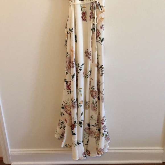 Leith Ruffle Wrap Maxi Dress xs/Garden Party print - Picture 4 of 8